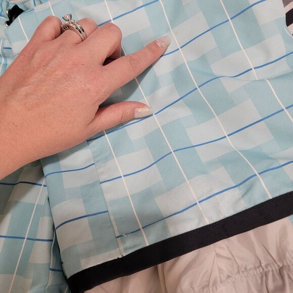 Morrow Women’s Small Blue Plaid Ski Snowboard Snow Pants‎ Outdoor - Picture 12 of 12